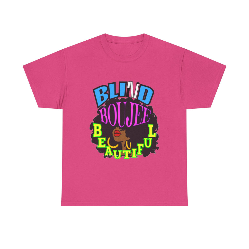Blind Bougie Beautiful T-Shirt — Afro Puff Graphic Tee