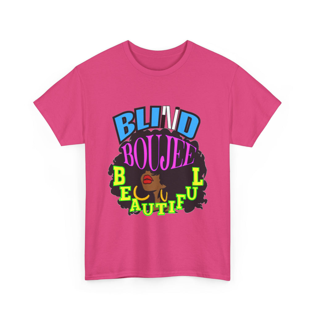 Blind Bougie Beautiful T-Shirt — Afro Puff Graphic Tee