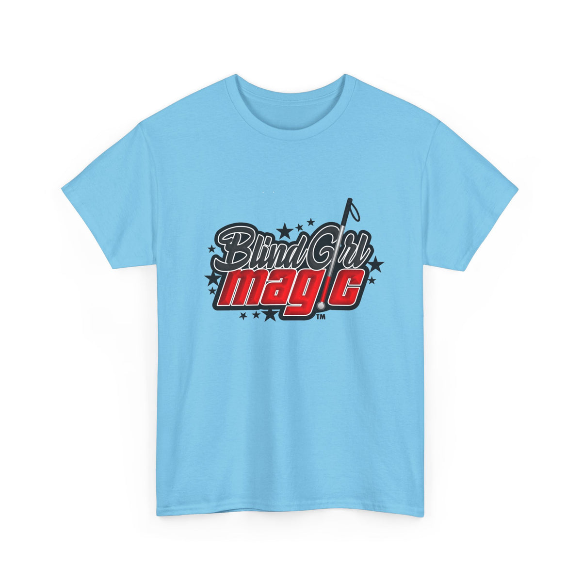 T-Shirt — "Blind Girl Magic" Retro Music Logo Tee