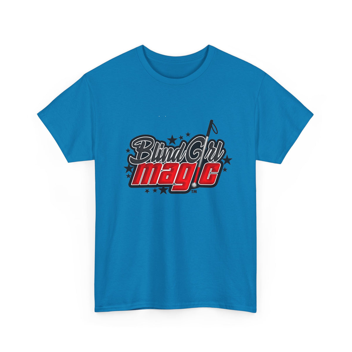 T-Shirt — "Blind Girl Magic" Retro Music Logo Tee