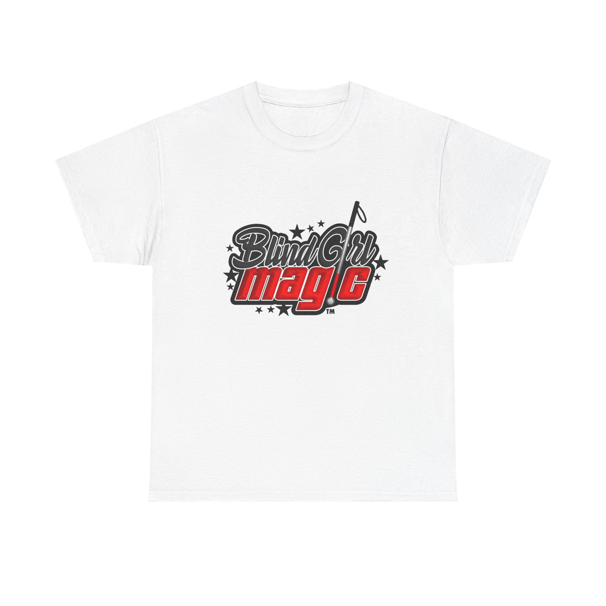 T-Shirt — "Blind Girl Magic" Retro Music Logo Tee