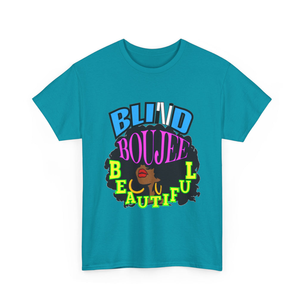 Blind Bougie Beautiful T-Shirt — Afro Puff Graphic Tee