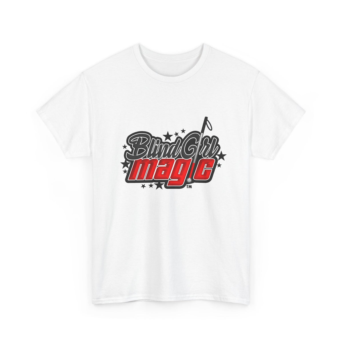T-Shirt — "Blind Girl Magic" Retro Music Logo Tee