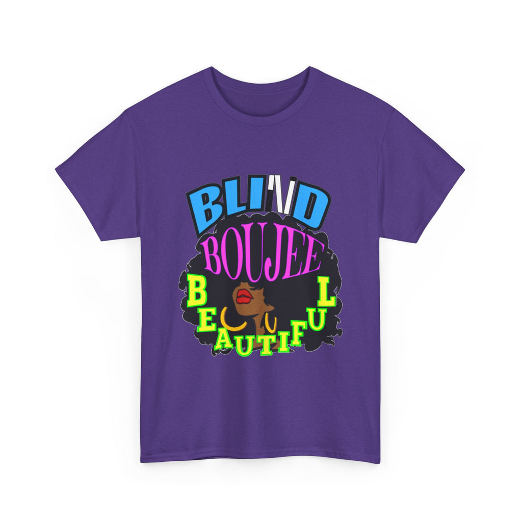 Blind Bougie Beautiful T-Shirt — Afro Puff Graphic Tee