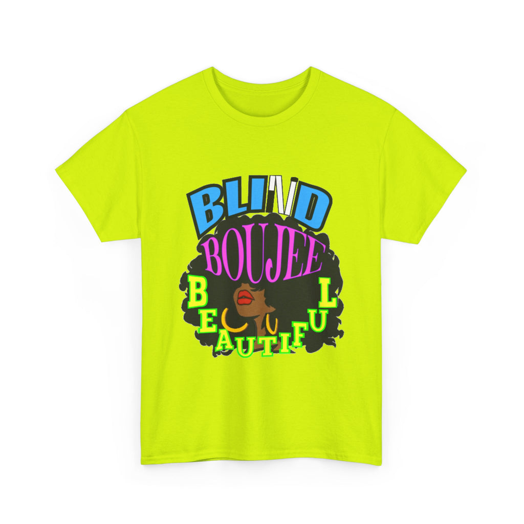 Blind Bougie Beautiful T-Shirt — Afro Puff Graphic Tee