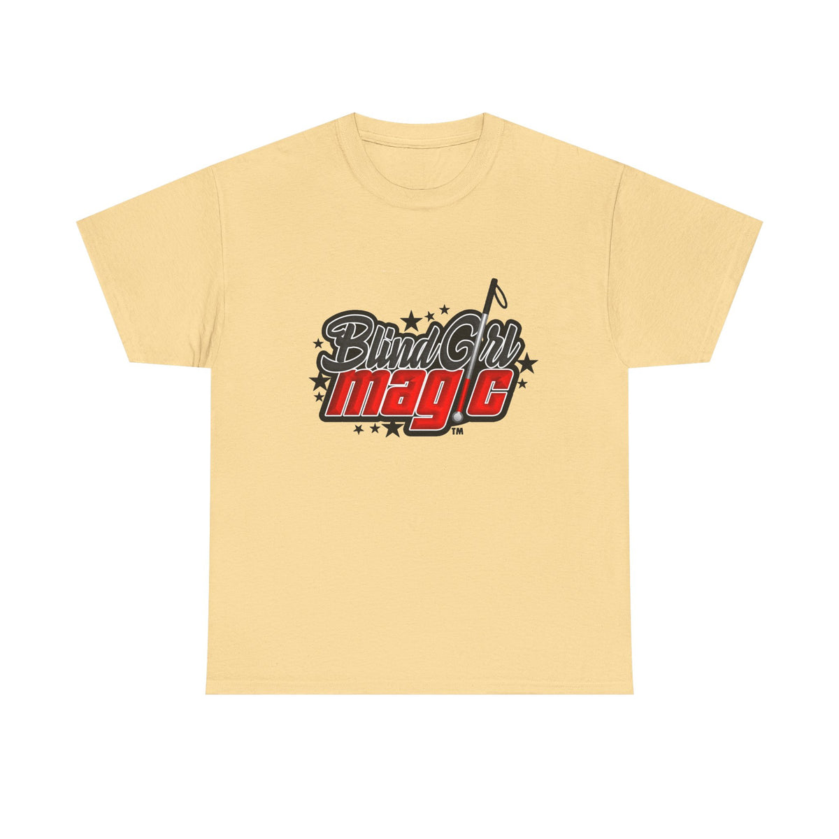 T-Shirt — "Blind Girl Magic" Retro Music Logo Tee