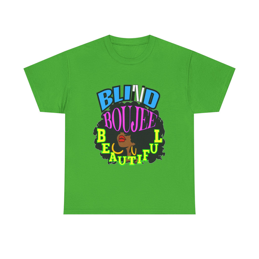 Blind Bougie Beautiful T-Shirt — Afro Puff Graphic Tee