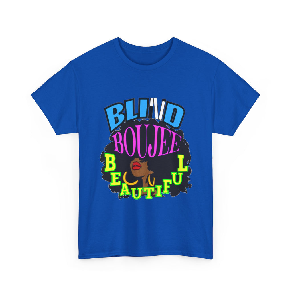 Blind Bougie Beautiful T-Shirt — Afro Puff Graphic Tee