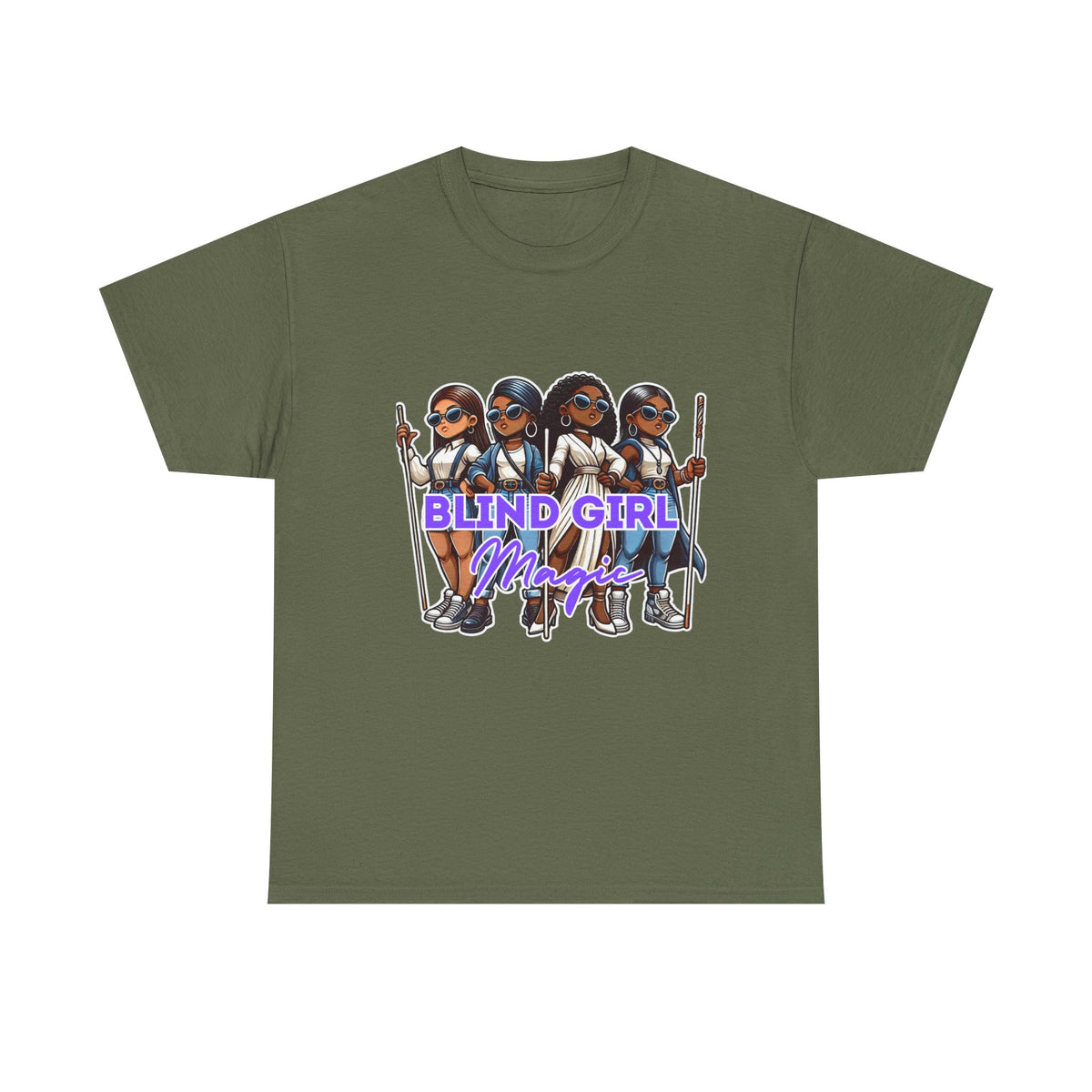 Blind Girl Magic Diva T-Shirt