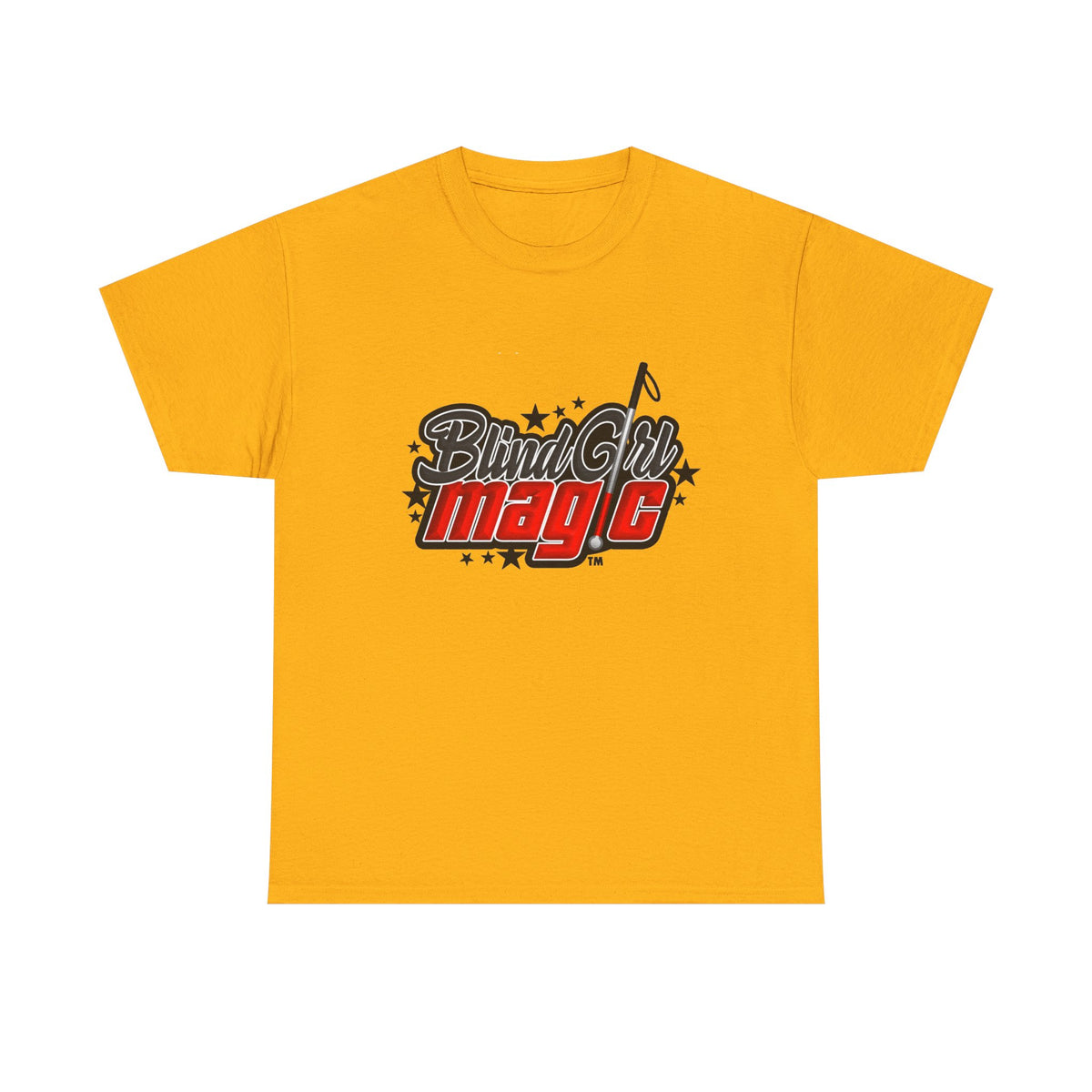 T-Shirt — "Blind Girl Magic" Retro Music Logo Tee